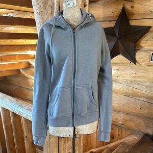 Gray Zip-Up Hoodie